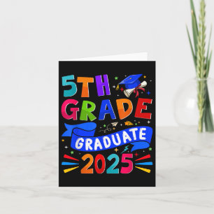 Tarjeta 5.º Graduado 2025 Graduación Cl De 2025 Niños