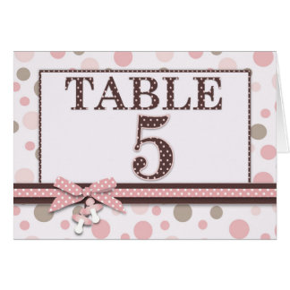 Tarjeta 5 de la tabla del chica