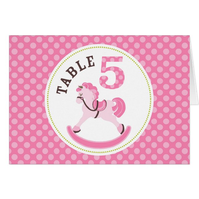 Tarjeta 5 de la tabla del chica del caballo (Anverso (Horizontal))