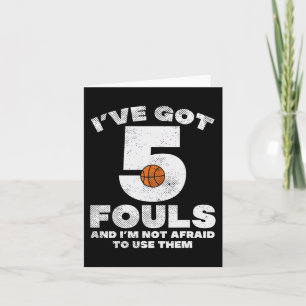 Tarjeta 5 payasos no temen al jugador más divertido de bal