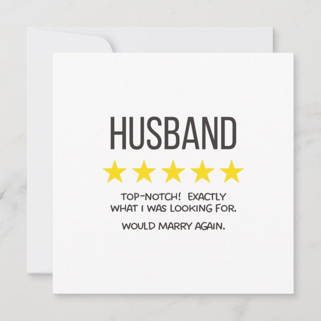 Tarjeta 5 Star Husband (Anverso)