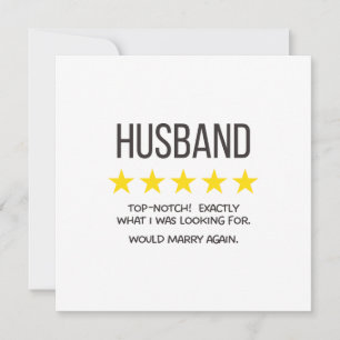 Tarjeta 5 Star Husband