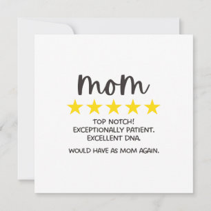 Tarjeta 5 Star Mom