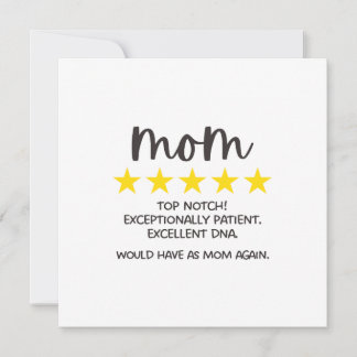 Tarjeta 5 Star Mom