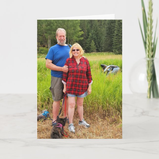 Tarjeta 5"x7" Folded Card || Farm Photobomb (Anverso)