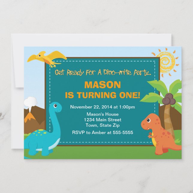 Tarjeta 5x7 de invitación a fiesta de cumpleaños d (Anverso)