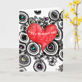 Tarjeta 5x7 divertida y divertida para el día de l