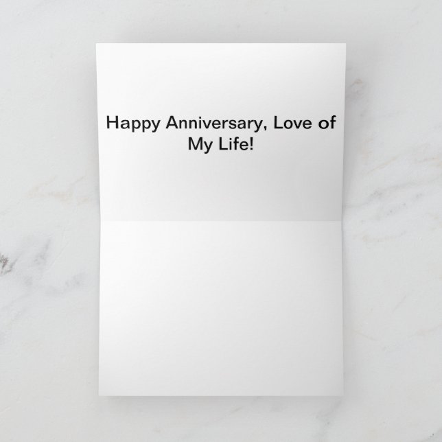 Tarjeta 5x7. Feliz aniversario. Cerveza orangután (Interior)