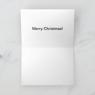 Tarjeta 5x7 Merry Christmas santa pig