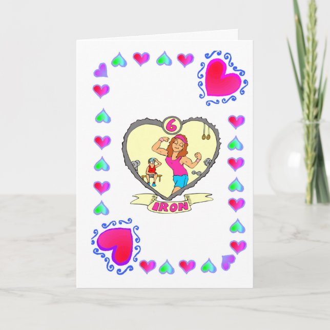 Tarjeta 6º Aniversario - Hierro (Anverso)