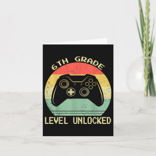 Tarjeta 6º Grado Grado Jugador De Video Desbloqueado De Vu