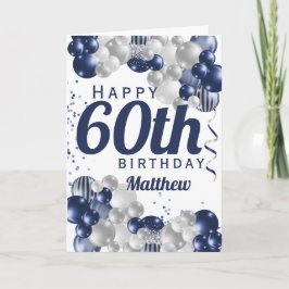 Tarjeta 60.ª Celebración de la Armada de Cumpleaños