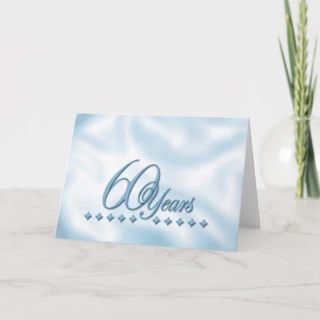 Tarjeta 60.º aniversario (Anverso)