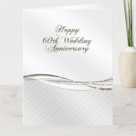 Tarjeta 60.º Aniversario Boda