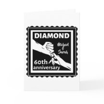 60.º aniversario de los bodas de diamantes tradici