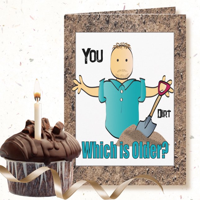Tarjeta 60.º cumpleaños cómico diciendo vejez a Personaliz (Subido por el creador)