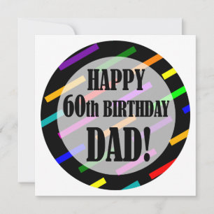 Tarjeta 60.º Cumpleaños De Papá