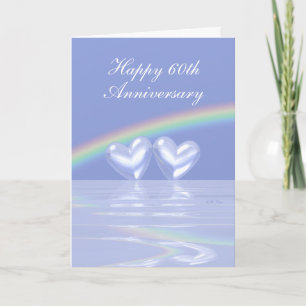 Tarjeta 60 Aniversario del Corazón de los Diamantes (Alto)