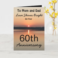 60° Aniversario Mamá Papá Ama Brilla Atardecer Bri