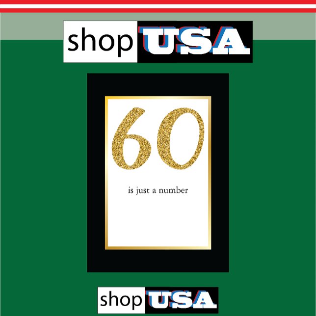 Tarjeta 60 Aniversario Sólo un Humor de Chiste divertido (Subido por el creador)
