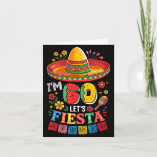 Tarjeta 60 años vamos a fiesta cumpleaños 60 méxico 5