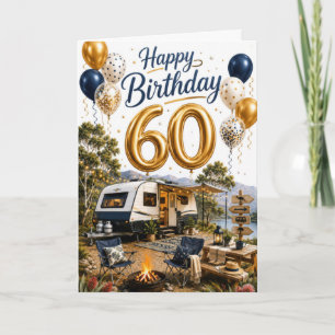 Tarjeta 60 cumpleaños de viaje