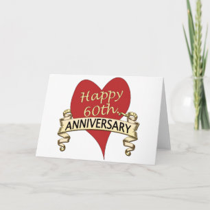 Tarjeta 60.o. Aniversario