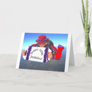 Tarjeta 60.o cumpleaños feliz