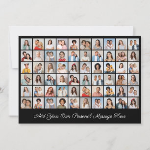 Tarjeta 60 Photo Collage Add Your Own Greeting