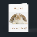 Tarjeta **60th** NACIMIENTO DE HUMOR DE *FUNNY BUNNY" Card<br><div class="desc">GRACIAS POR DETENERME EN UNA DE MIS OCHO TIENDAS. ESTA TARJETA ES TAN CORTA PARA ESA CIERTA PERSONA EN TU VIDA QUE ESTÁ TOMANDO "60" Y GRACIAS POR DETENERSE EN 1 DE MIS 8 TIENDAS!!! (CAMBIAR LA EDAD SI NECESITAS Y TENGO MÁS EN ESTA TIENDA)</div>