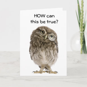 Tarjeta **60th** ¿QUIÉN PIENSA QUE PUEDES SER TAN VIEJO?