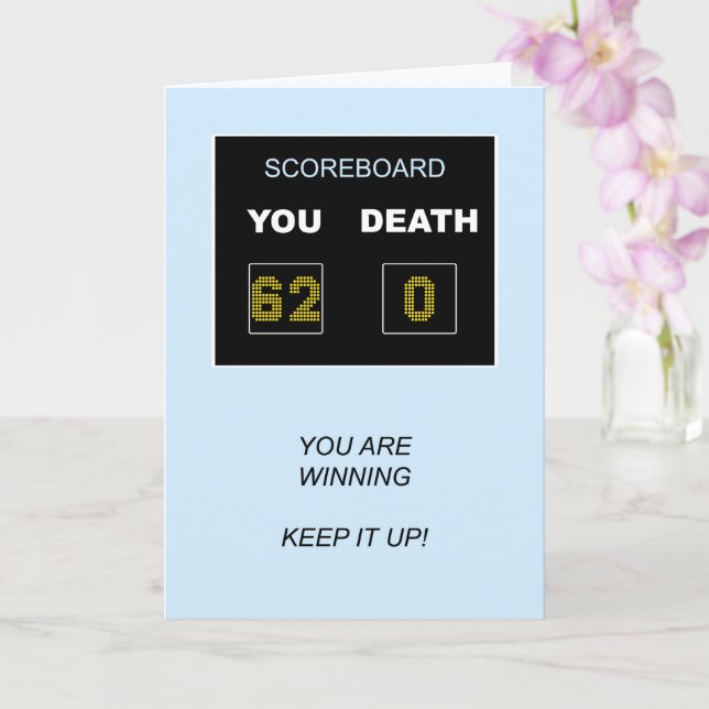 Tarjeta 62.º Cuadro de Indicadores de Cumpleaños (Orquídea)