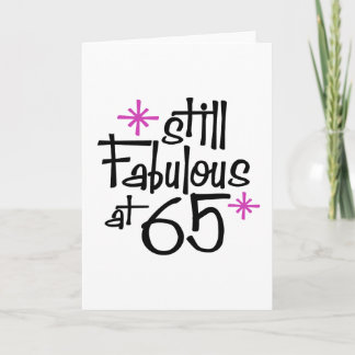 Tarjeta 65.o Cumpleaños