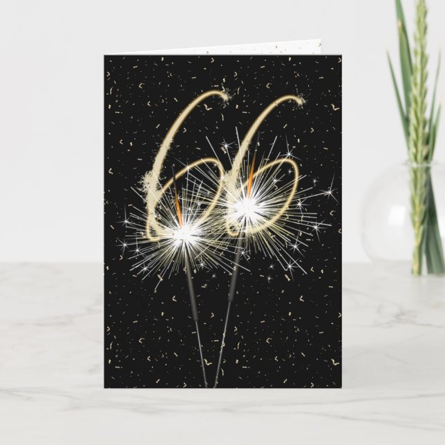Tarjeta 66.º aniversario de los bodas (Anverso)