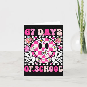 Tarjeta 67º Día De Colegio 67 Días Más Lista Profesora Chi