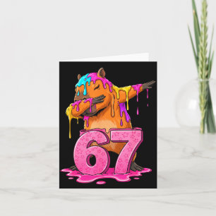 Tarjeta 67 Animales Divertidos 67 Brainrot Jóvenes Niños C