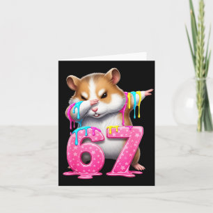 Tarjeta 67 Animales Divertidos 67 Brainrot Juventud Niños 