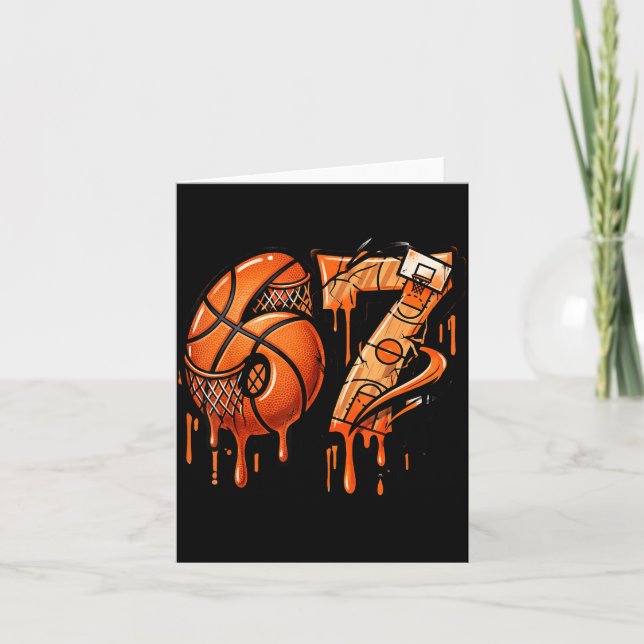 Tarjeta 67 Basketball Ice Cream Drip Six Seven  (Anverso)