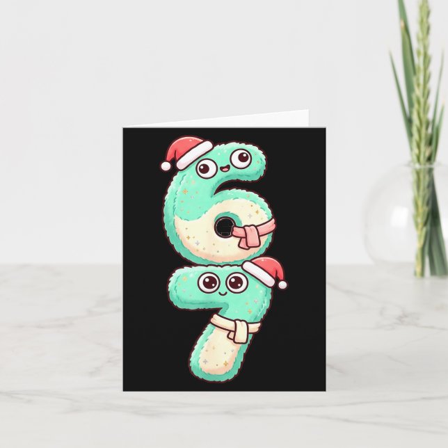 Tarjeta 67 Christmas Kawaii Pastel Design  (Anverso)