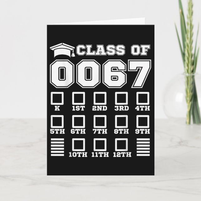 Tarjeta 67 Cl De 67 Crece Conmigo Primer Día De Escuela Co (Anverso)