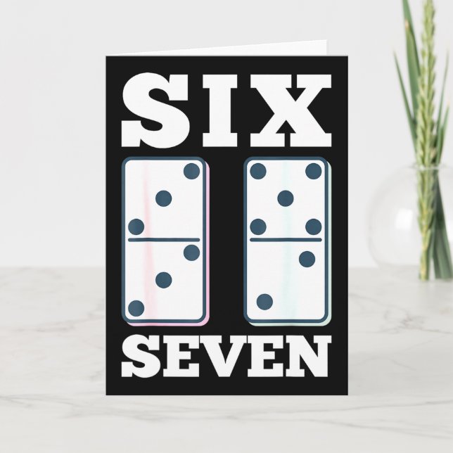 Tarjeta 67 Contando Bloques de Dominó Profesor de Matemáti (Anverso)