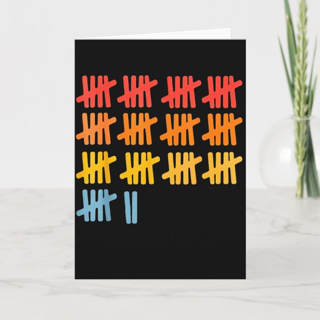 Tarjeta 67 Counting Math Teacher Mathematics 67th Number  (Anverso)