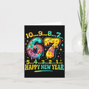Tarjeta 67 Cuenta regresiva de meme Feliz año nuevo divert
