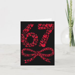 Tarjeta 67 Día de San Valentín Meme del Corazón – Moda Sei