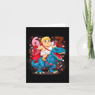 Tarjeta 67 Día de San Valentín T-rex Meme Divertido Cud Se