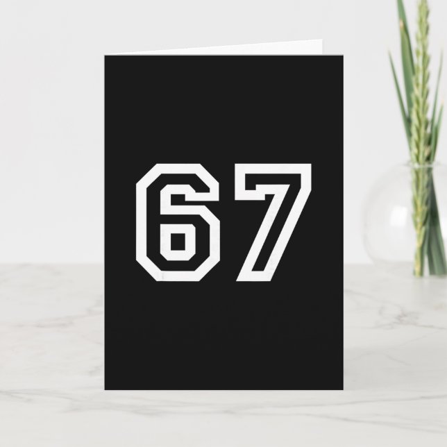 Tarjeta 67 Diseño Minimalista  (Anverso)