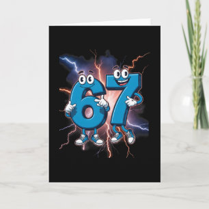 Tarjeta 67 Disfunción Cerebral Meme Italiano Divertido Dis