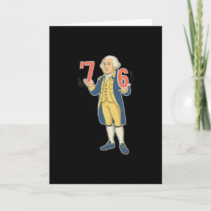 Tarjeta 67 divertido George Washington Meme Seis Siete Gen