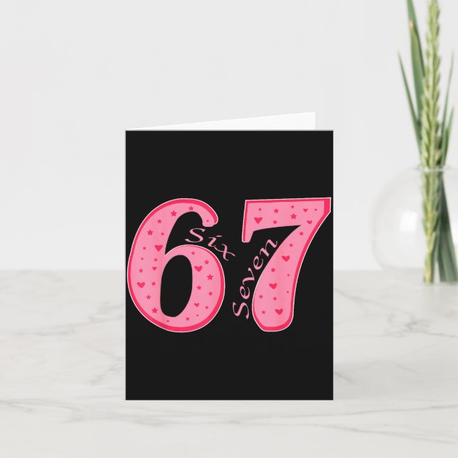 Tarjeta 67 divertido meme pareja San Valentín  (Anverso)