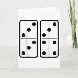 Tarjeta 67 Domino Seis Siete Baldosas Meme Jugador Retro V